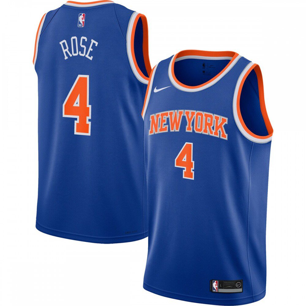Derrick Rose New York Knicks Youth 2021/22 Swingman Jersey - Icon Edition - Blue-Pro Kit Vault | Brand New 26/27 Sports Jerseys